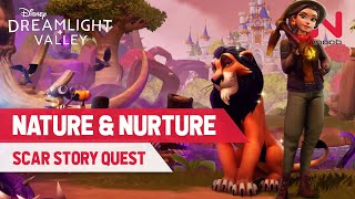 Nature amp Nurture Scar Story Quest Guide Disney Dreamlight Valley [upl. by Eerol783]