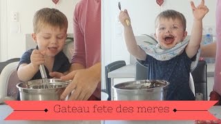 Gateau fete des meres par Eden  Mercredi des enfants [upl. by Antonin]