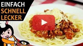 Spaghetti Bolognese  Rezept Videos [upl. by Arundel235]