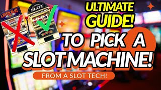 How to Pick a Slot Machine 🎰 ULTIMATE GUIDE ⭐️ From a Slot Tech WIN MORE JACKPOTS on slots 🎰 [upl. by Isyed]