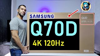 SAMSUNG Q70D QLED UNBOXING Y REVIEW COMPLETA  Smart TV 4K [upl. by Etnuad]