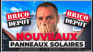 Test  Nouveau Panneau solaire BRICO DEPOT  Mieux que les panneaux SUNOLOGY et LIDL [upl. by Leopoldeen]