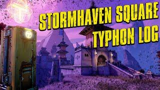 BORDERLANDS 3 How to get TYPHON Log Stormhaven square [upl. by Bjork]