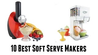 Best Soft Serve Makers 2017 [upl. by Annaihs]