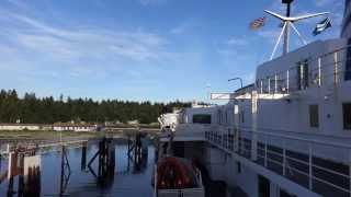 Comox to Powell River ferry trip timelapse [upl. by Esiom]