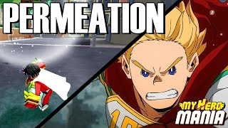 CODE PERMEATION QUIRK SHOWCASE  My Hero Mania [upl. by Doubler901]