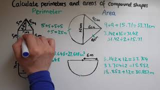 L2164 Functional Skills Maths Level 2 Calculate areas of compound shapes [upl. by Rosati]