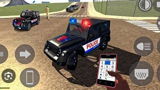 police thar car cheat code new update in indian bike driving 3d game 👮👮👮 🚔🚔🚔🚔 [upl. by Oiril]