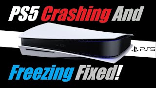 PS5 Crashing Freezing Frame Rate Dropping FIX [upl. by Phare213]