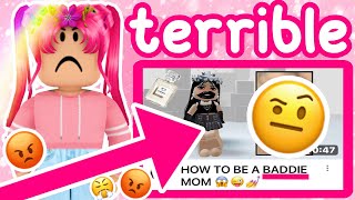 NOTAMBERROBLOX MAKES TERRIBLE VIDEOS ROBLOX NEWSDRAMARANT [upl. by Annoyed]