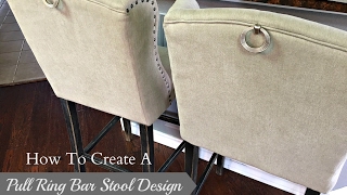 NEW DIY How To Create A Pull Ring Bar Stool Design [upl. by Irrol]