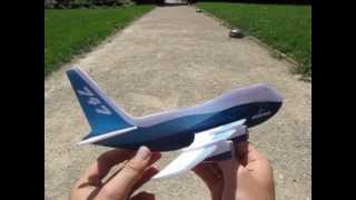 Boeing 747 VS Concorde styrofoam airplanes [upl. by Magill287]