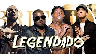 Drake Kanye West Lil Wayne Eminem  Forever LEGENDADO [upl. by Tenay]