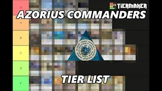 EDH Takes Tier Lists  Azorius Commanders [upl. by Olenta901]