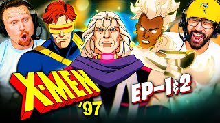 XMEN 97 EPISODE 1 amp 2 REACTION 1x01 amp 1x02 Breakdown amp Review  Marvel Studios Animation [upl. by Ardnama]