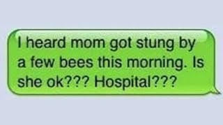 Mom got stung by a few bees [upl. by Ardnuek]