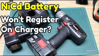 HOW TO REVIVE A NiCd DRILL BATTERY THAT WON’T CHARGE [upl. by Paik]