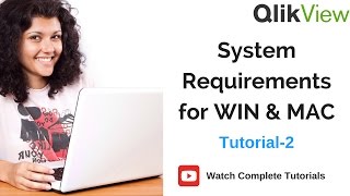 QlikView System Requirements for Windows and MAC  Tutorial 2 [upl. by Arhaz603]