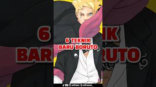 🔴6 TEKNIK BARU BORUTO  BORUTO TWO BLUE VORTEX borutodewaotsutsuki boruto borutoterbaru [upl. by Ahsekim]