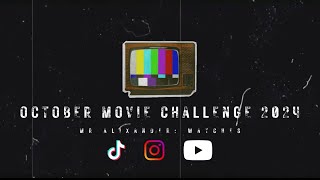 Introducing the October Movie Challenge 2024 [upl. by Nobile]