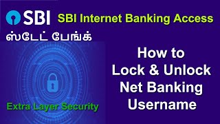 How to Lock amp Unlock SBI Net Banking Access  Lock SBI Username [upl. by Deb359]