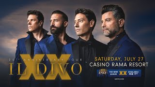 Il Divo  XX 20th Anniversary Tour 2024 live at Casino Rama Resort on July 27 2024 [upl. by Picker979]