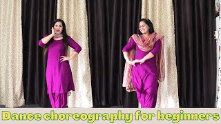 Dance choreography for beginners  Jhanjar  Ravneet [upl. by Aicenek]