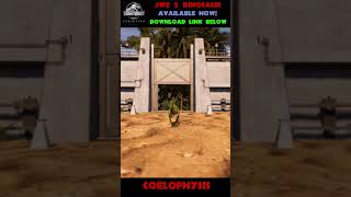 JWE2 Dinosaur  Coelophysis  New Species  Download Link Included  JWE Mods  shorts [upl. by Quickel]