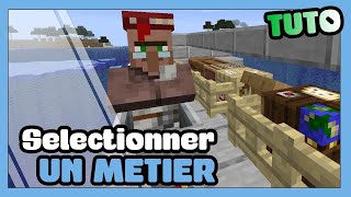 Tuto comment faire changer et selectionner le métier dun villageois [upl. by Assirac846]