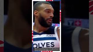 𝐈𝐂𝐘𝐌𝐈 Rudy Gobert really loves defense 🚫😉 NBAinAbuDhabi NBAxADG RaisedByWolves RudyGobert [upl. by Cordey]