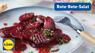 Rote Bete Salat einfach  schnell amp einfach  Lidl Kochen [upl. by Netsirk]