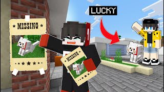 Helping Tankdemic to find his Cute LUCKY DOG in MINECRAFT [upl. by Ignatzia16]