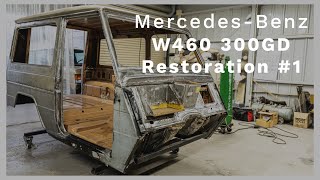 【 Mercedes Benz W460 300GD 】Restoration 1 [upl. by Nodyroc]