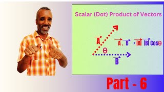 Applied Mathematics I  Scalar Dot Product of Vectors  Part  6 [upl. by Cory]