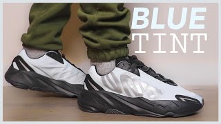 YEEZY 700 MNVN Blue Tint Review  On Foot [upl. by Ahsinid624]