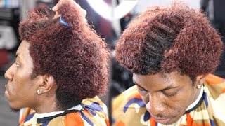 MUST WATCH HAIRCUT TRANFORMATION SIR CRUSES END OF 6 MONTH 360 WAVE WOLF [upl. by Vonni]