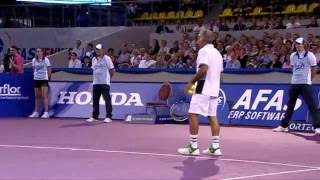 Interview with Mansour Bahrami  AFAS Tennis Classics 2011 [upl. by Yhtir72]