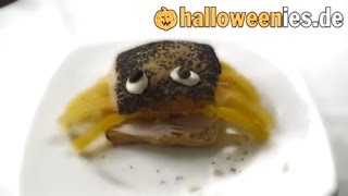 Spinnenbrötchen Rezept für Halloween [upl. by Tayyebeb]