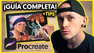 Cómo DIBUJAR en PROCREATE ⚡️✍🏻 El Tutorial DEFINITIVO Tips [upl. by Almallah22]