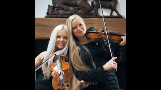 Hillary Klug Máiréad Nesbitt Celtic Violinist Celtic Appalachian duet Miss McLeods Hop High Ladies [upl. by Iinde]