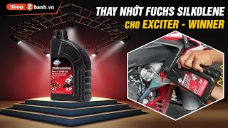 Nhớt Fuchs Silkolene Pro 10W40 có tốt cho Exciter Winner không [upl. by Leina]