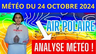 MÉTÉO du 24 Octobre 2024  POURQUOI LE FROID EST POSSIBLE DÉBUT NOVEMBRE [upl. by Arimihc626]