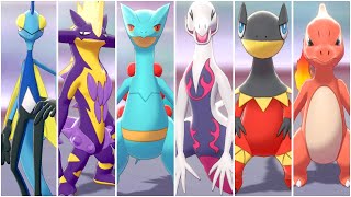 FULL LIZARD POKEMON TEAM  Salazzle SceptileToxtricity Charmeleon Inteleon Heliolisk [upl. by Fenwick]