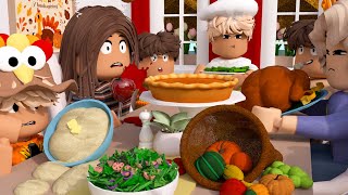 Our WORST THANKSGIVING 🦃 HUGE FAMILY FIGHT FINLEYS LEAVING  Bloxburg Town Roleplay [upl. by Rolo]