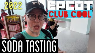 Club Cool EPCOT  Tasting ALL Sodas  2022 [upl. by O'Shee]