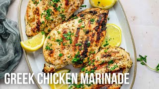 Greek Chicken Marinade l The Recipe Rebel [upl. by Apollus267]