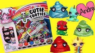 Andre abriendo juguetes Cutie Tooties con slime  Nos salen Super Ultra Raros [upl. by Haidabej]