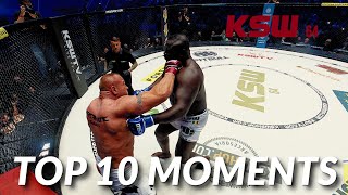 KSW 64 TOP 10 Moments [upl. by Nueovas]