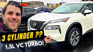 2022 Nissan Rogue SV AWD NEW ENGINE 15L 3 Cylinder VC Turbo Review Test Drive and First Look [upl. by Johannah]