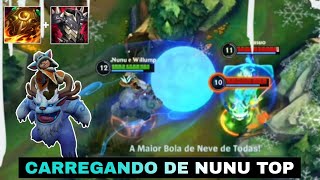 NUNU TOP PODE SER MUITO FORTE  WILD RIFT [upl. by Lil435]